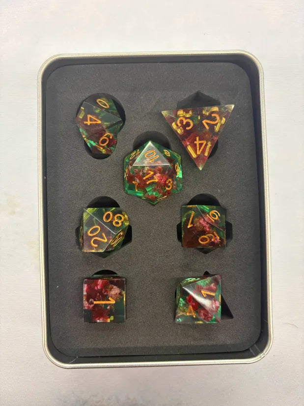 RPG Dice Set - Flowery Grave