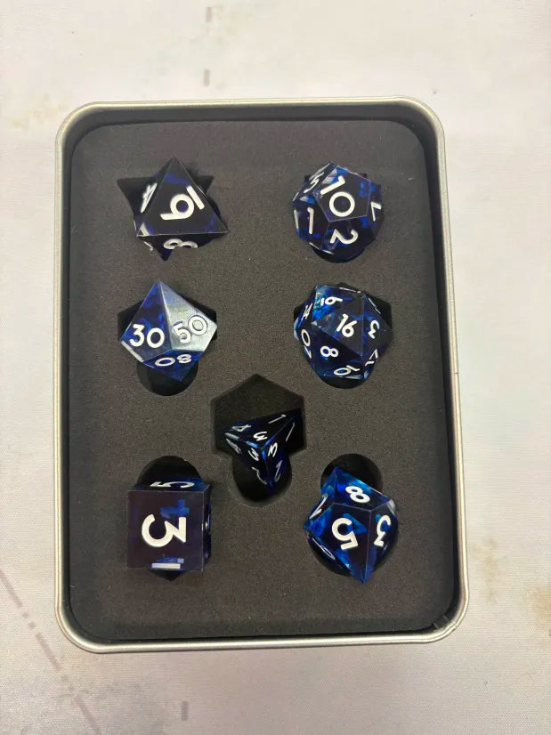 RPG Dice Set - Deep Blue