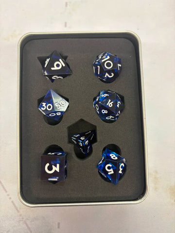 RPG Dice Set - Deep Blue