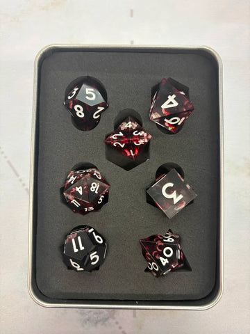 RPG Dice Set - Inchor Red