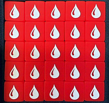 Red Dragon Dice: Red & White Tear