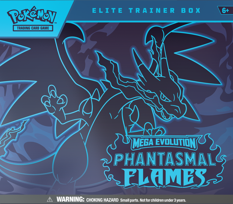 Pokemon TCG Mega Evolution Phastasmal Flames Elite Trainer Box