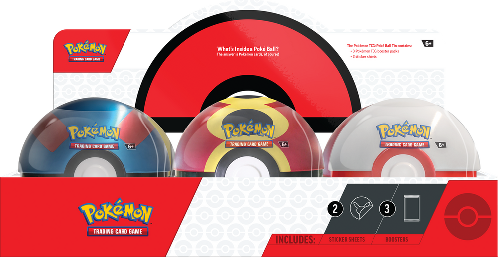 Pokemon TCG Ball Tin 2025 (Random)