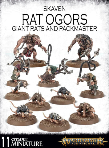 Skaven Rat Ogres, Giant Rats and Packmaster