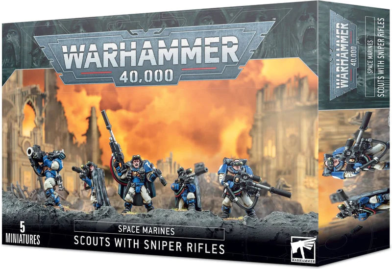 Space Marine Scouts with Sniper Rifles