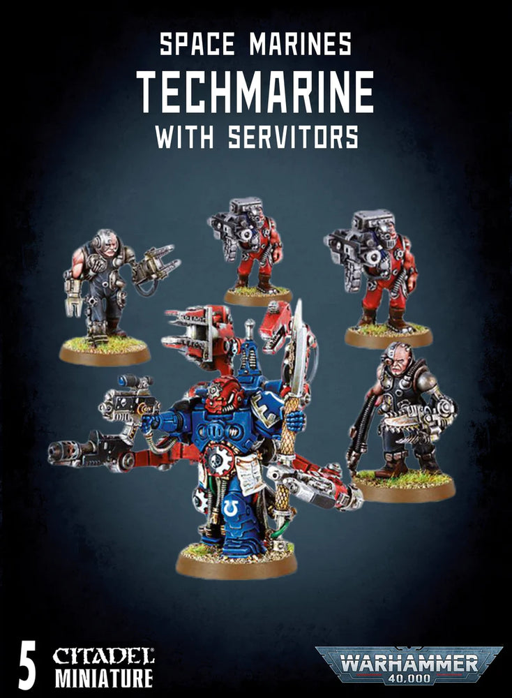 Space Marines Techmarine with Servitors