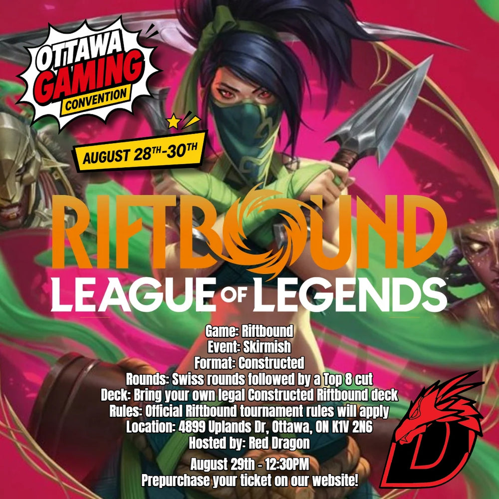 August 29th -  Vendetta  Summoner Skirmish I (OTTAWA GAMING CONVENTION)