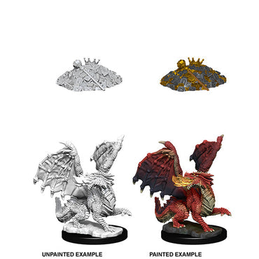 Dnd Unpainted Minis Wv10 Red Dragon Wyrmling