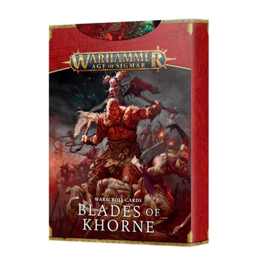 WARSCROLL CARDS: BLADES OF KHORNE (ENG)