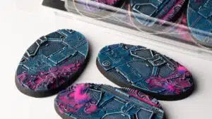 Battle Ready Bases - Alien infestation 75mm oval