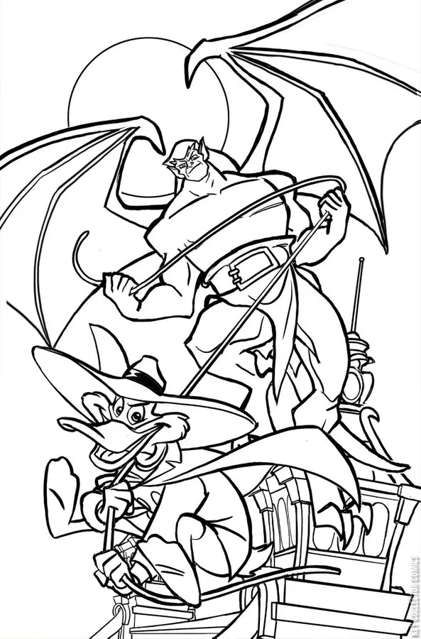 GARGOYLES / DARKWING DUCK #1 STONES VIRGIN VARIANT