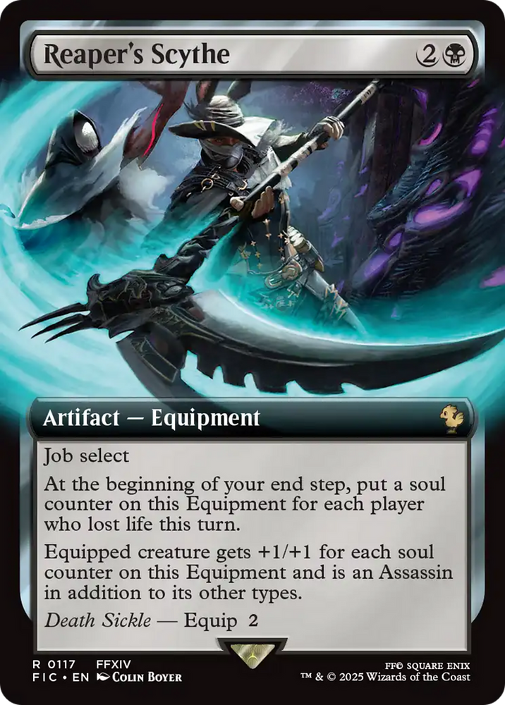 Reaper's Scythe (Extended Art) [FINAL FANTASY Commander]