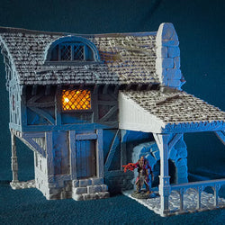 City of Tarok - Blacksmith: 28-32mm Scale - D&D/wargaming scenery