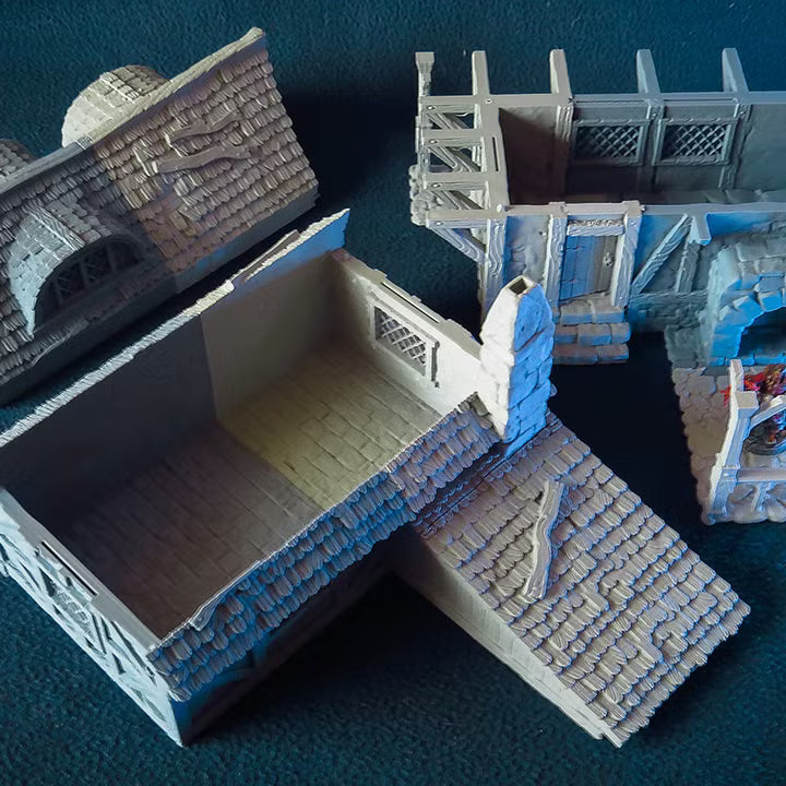 City of Tarok - Blacksmith: 28-32mm Scale - D&D/wargaming scenery