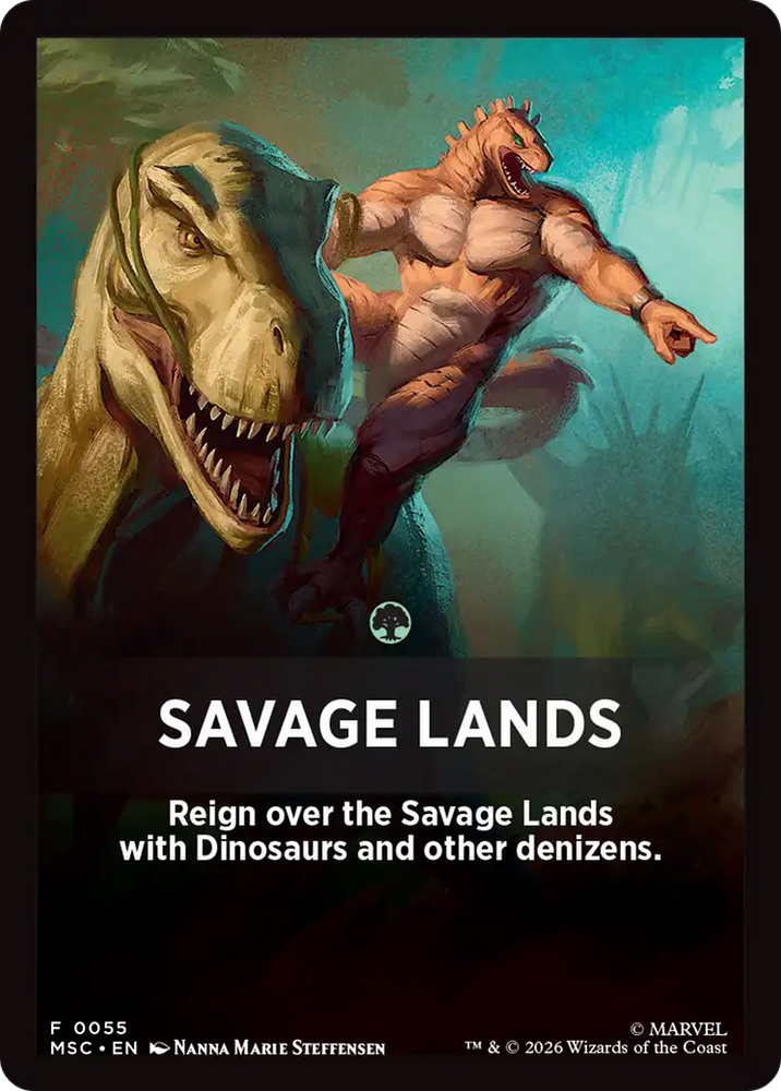 Savage Lands Theme Card [Marvel Super Heroes Commander]