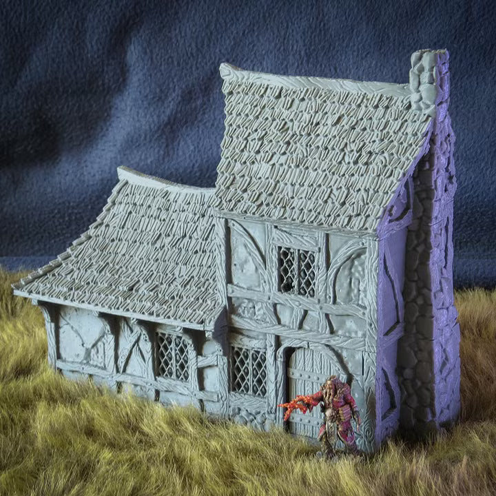City of Tarok - Small House: 28-32mm Scale - D&D/wargaming scenery