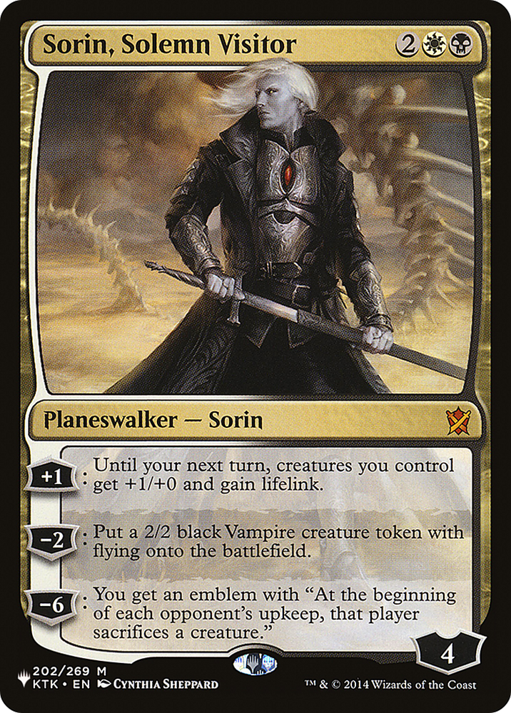 Sorin, Solemn Visitor [The List Reprints]