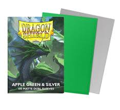 Dragon Shield Matte: Apple Green & Silver