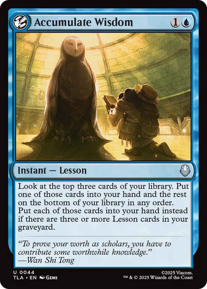 Accumulate Wisdom [Avatar: The Last Airbender]