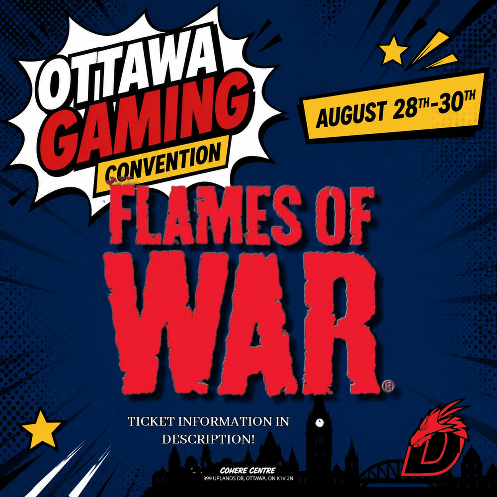 FLAMES OF WAR TICKET 2026