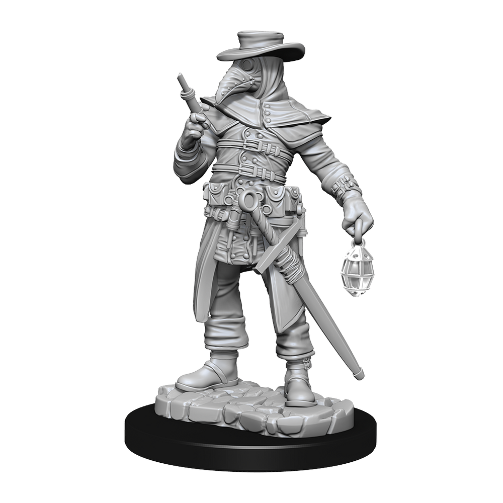 Wizkids Unpainted Minis Wv15 Plague Doctor/Cultist