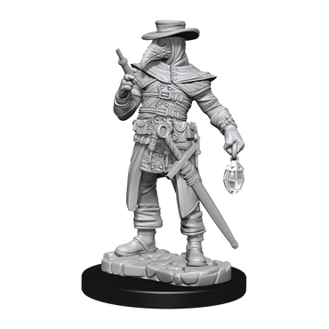 Wizkids Unpainted Minis Wv15 Plague Doctor/Cultist