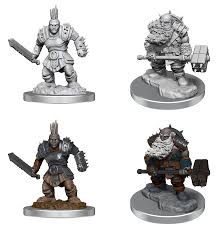Dnd Unpainted Minis Wv18 Duergar Fighters