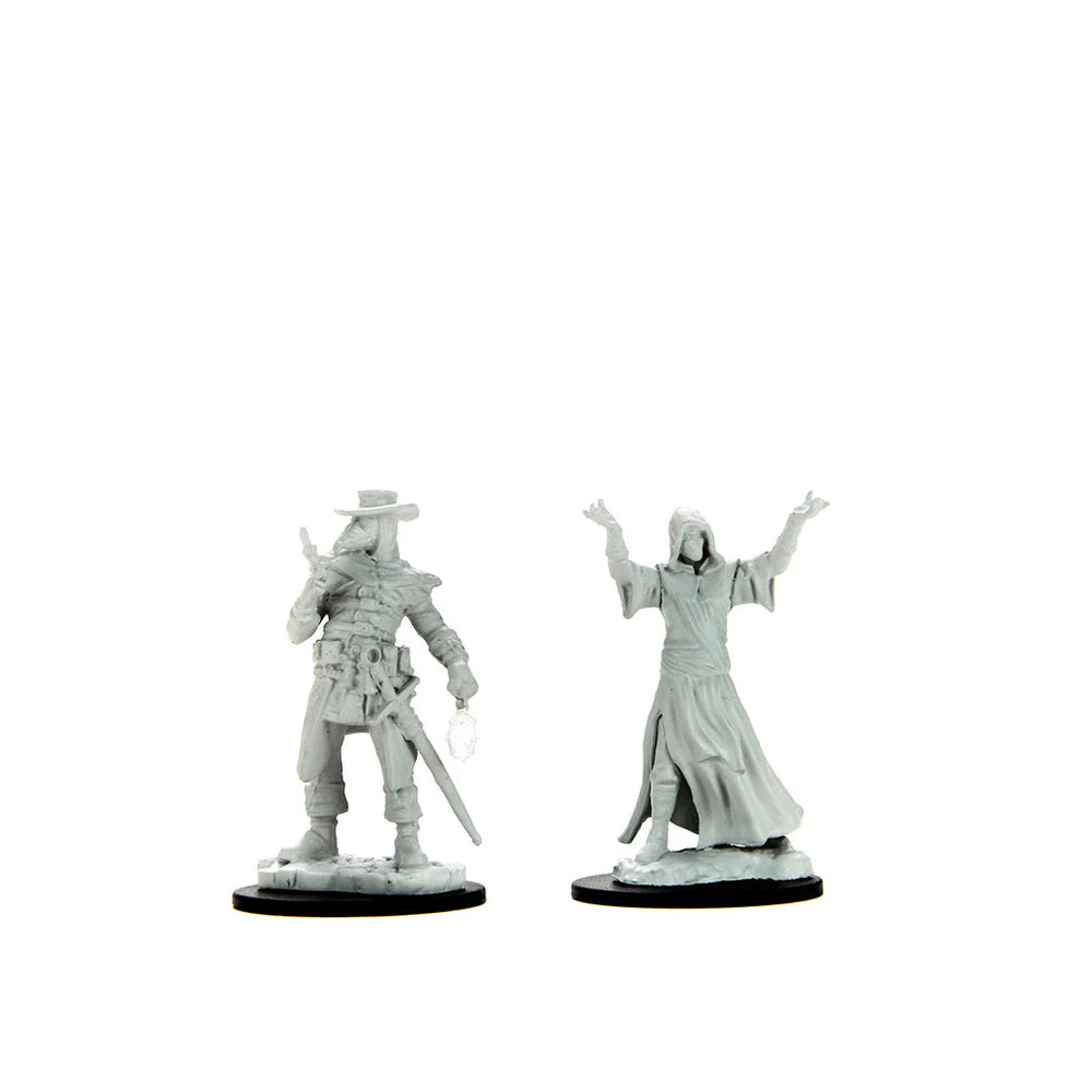 Dnd Unpainted Minis Plague Doctor & Clutist