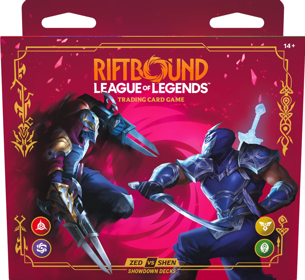 Riftbound: League of Legends - Showdown Deck - Vendetta Zed vs Shen (P