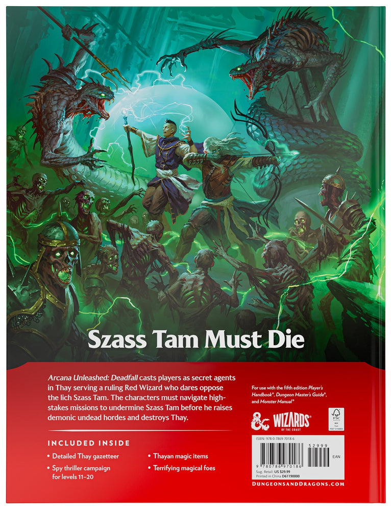 ARCANA UNLEASHED DEADFALL HC