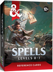 REFERENCE CARDS SPELLS 1 (LEVELS 0-1)