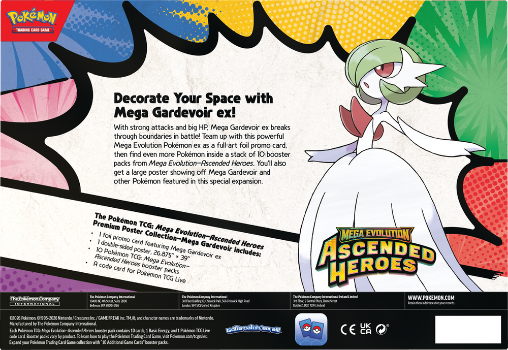 POKEMON ME2.5 ASCENDED HEROES PREMIUM POSTER COLLECTION