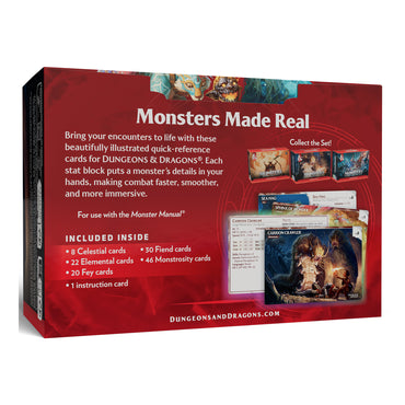 REFERENCE CARDS MONSTERS MYSTICAL AND MENACING