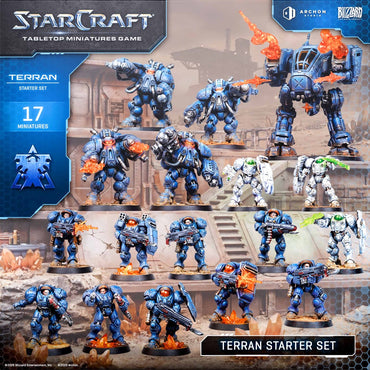 StarCraft: Tabletop Miniatures Game - Terran - Starter Set