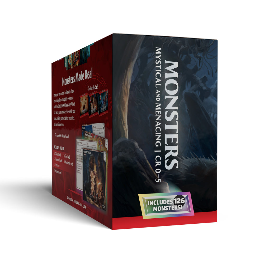 REFERENCE CARDS MONSTERS MYSTICAL AND MENACING