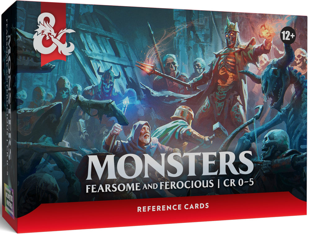 REFERENCE CARDS MONSTERS FEARSOME AND FEROCIOUS