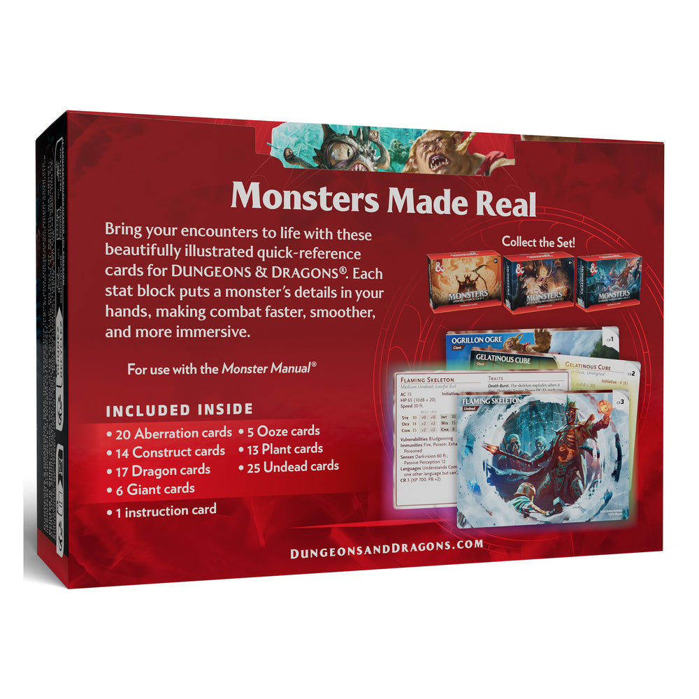 REFERENCE CARDS MONSTERS FEARSOME AND FEROCIOUS