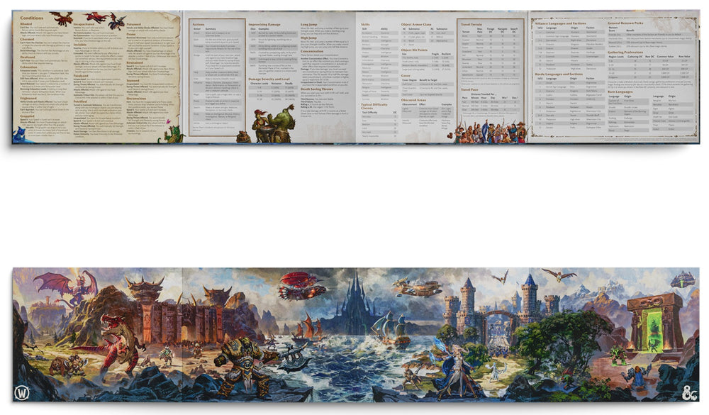 D&D: WORLD OF WARCRAFT DM SCREEN