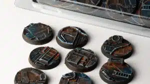 Battle Ready Bases - Spaceship corridor 32mm round