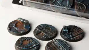 Battle Ready Bases - Spaceship corridor 40mm round