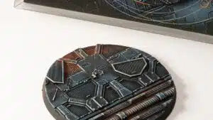 Battle Ready Bases - Spaceship corridor 80mm round