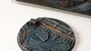 Battle Ready Bases - Spaceship corridor 90mm round