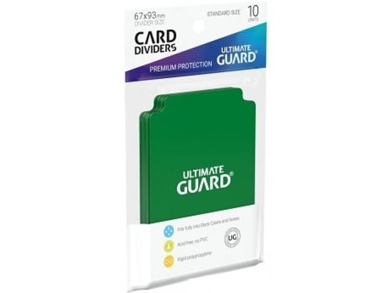 Ultimate Guard Card Dividers Green