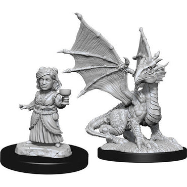 Dnd Unpainted Minis Wv13 Silver Dragon Wyrmling