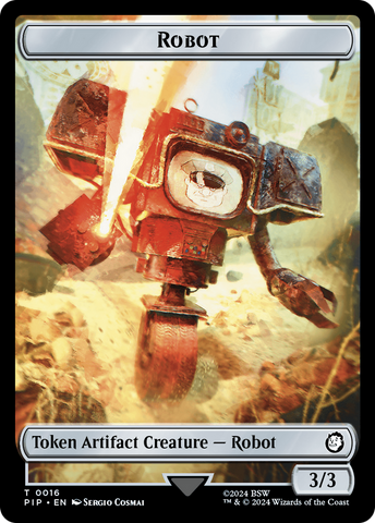 Robot // Junk Double-Sided Token [Fallout Tokens]