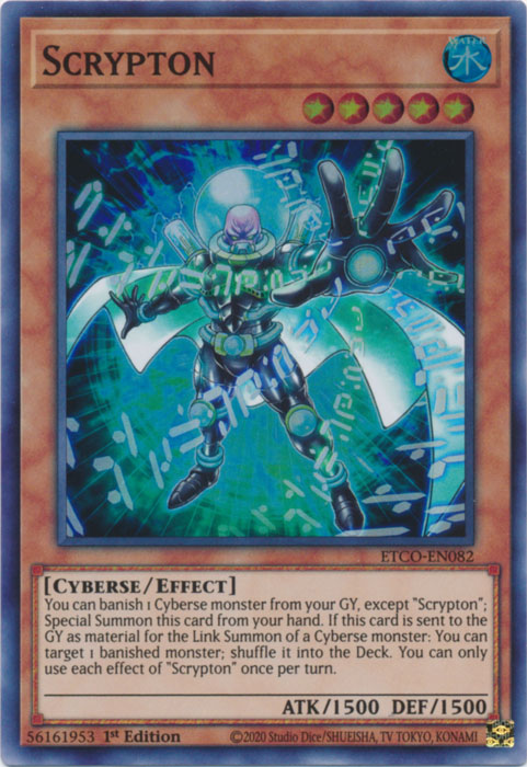 yugioh cards that special summon themselves Scrypton [ETCO-EN082] Super Rare