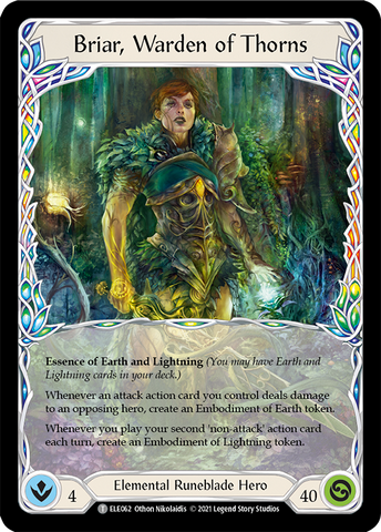 Briar, Warden of Thorns [ELE062] 1st Edition Normal