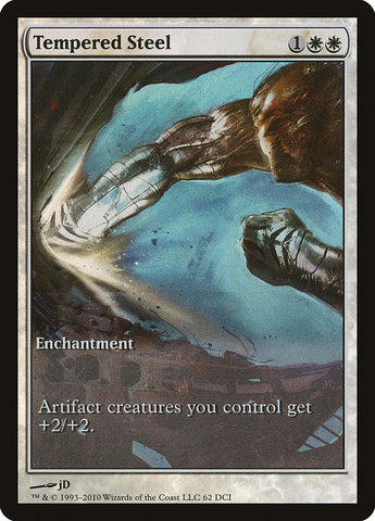 Tempered Steel (Game Day) (Extended Art) [Scars of Mirrodin Promos]
