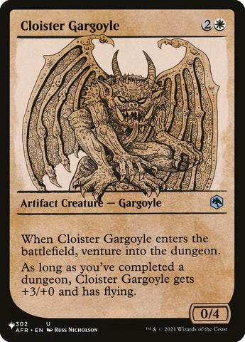 Cloister Gargoyle (Showcase) [The List]