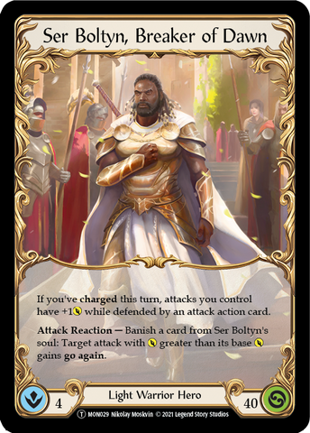 Ser Boltyn, Breaker of Dawn [U-MON029] Unlimited Normal